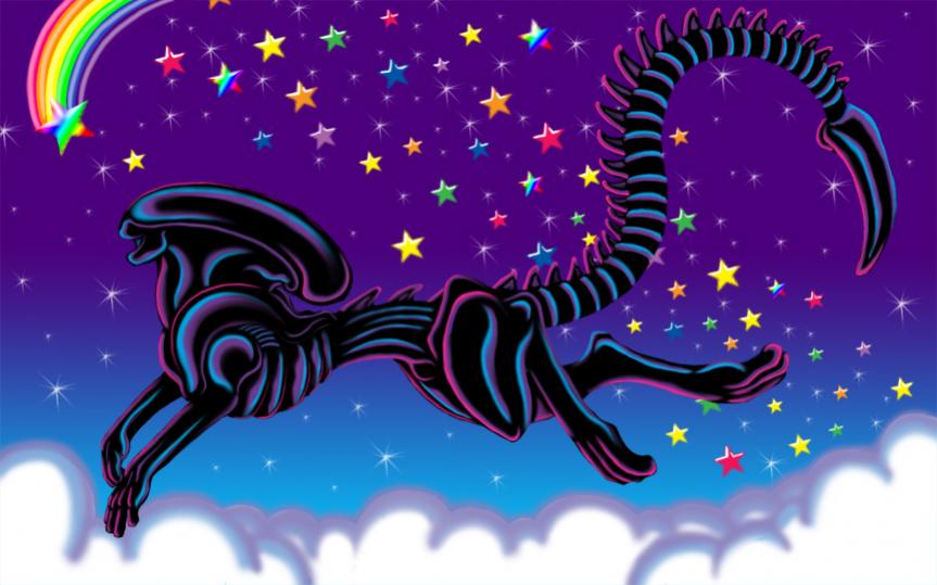 Name:  Xenomorph___Lisa_Frank_style_by_GalenaLarkin.jpg
Views: 421
Size:  58.1 KB