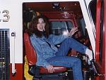 Jill in a fire truck